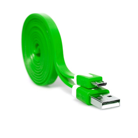 Colored noodle style USB to Micro USB charge cable for Samsung